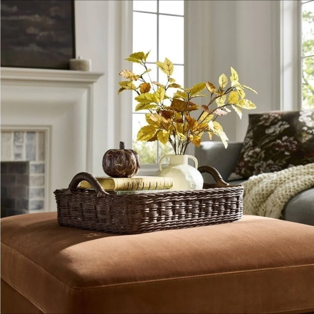 Potted Fall Leaf Arrangement in Vase Yellow - Threshold™ with Studio McGee 2024